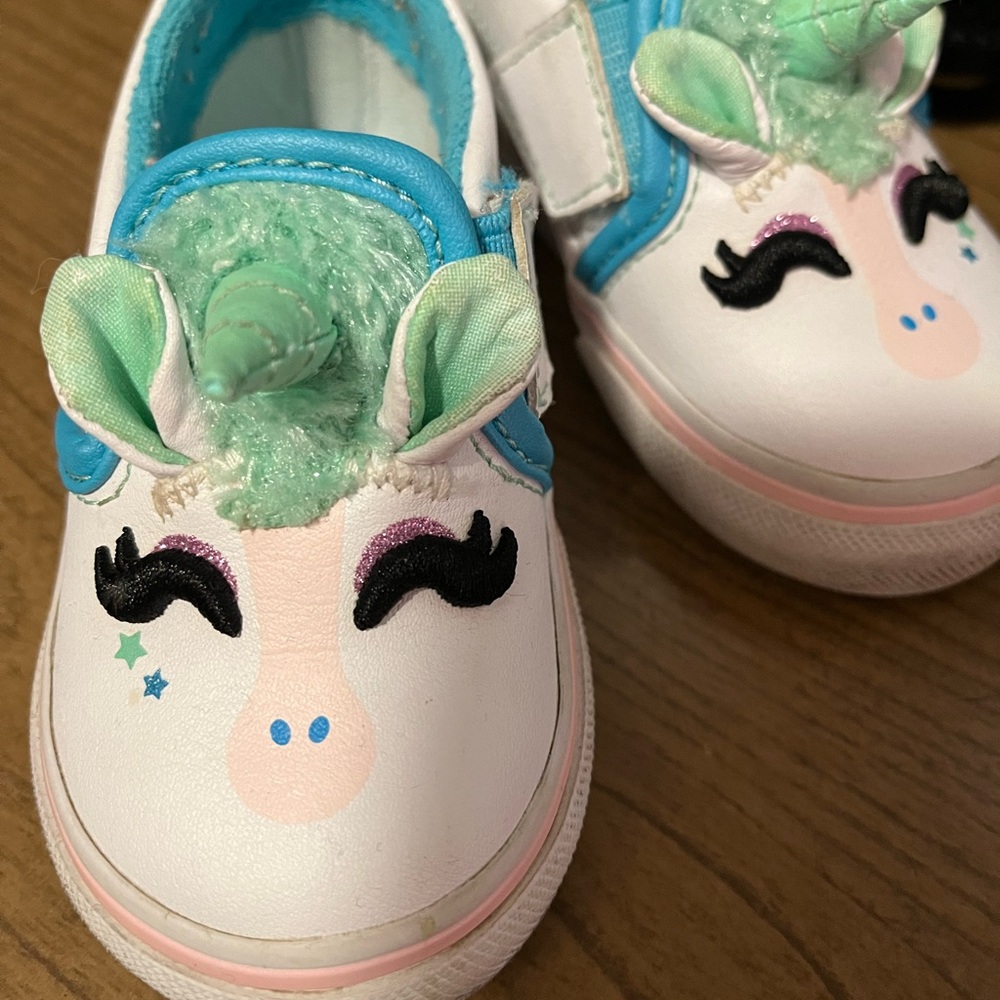 Vans toddler unicorn shoes sz 4.5